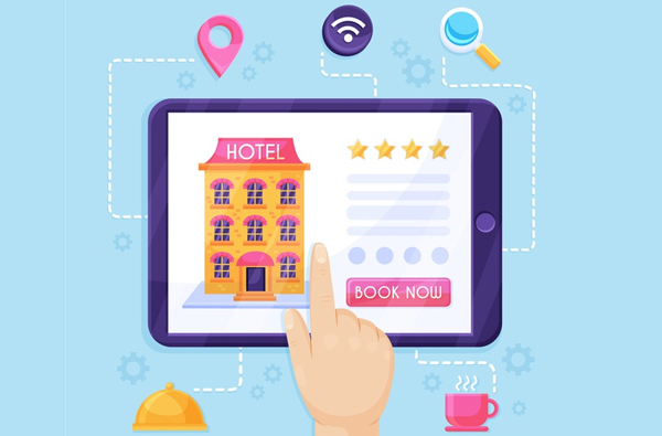 سایت هتل، hotel web desogn ، basisfly